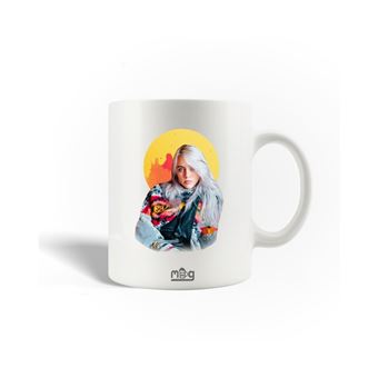 Caneca Maniacase Billie Eilish Fan Art Compositor Cantor Escritor - 1