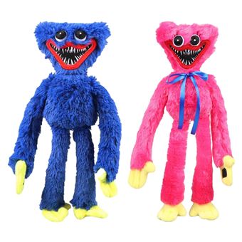 Peluche DreamWorks Poppy Playtmie | 2 Peças | Huggy Wuggy Azul e Rosa | 40 cm - 1
