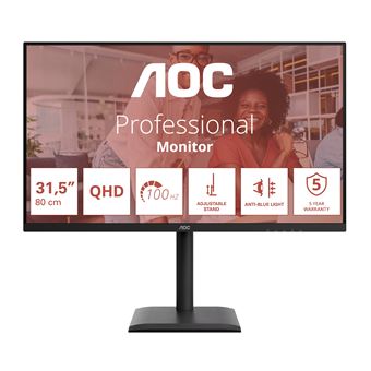 Monitor AOC Q32E4U | LED | QHD | 4 ms | 100 Hz | 31.5" | C - 1