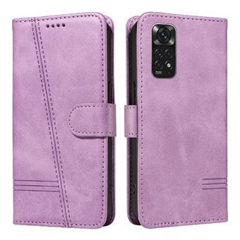 Capa FOXDOCK para Xiaomi Redmi Note12S 4G | Fecho Magnético | Compartimentos para Cartões e Suporte | Pele PU | À Prova de Choque | Roxo - 1