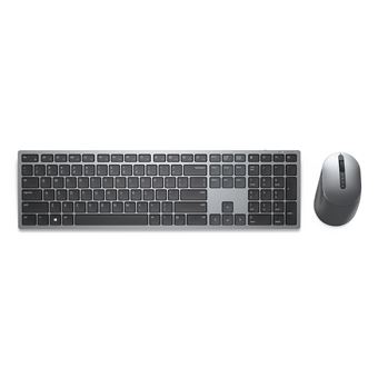 Teclado Wireless + Rato DELL Teclado e rato Pro Plus — KM7321W - russo (QWERTY) | Idioma: Russo | Cinzento, Titânio - 1