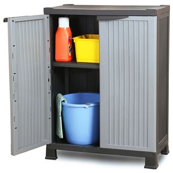 Armário de plástico vidaXL 68x39x92 cm - 1