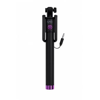 Selfie Stick com Fio Jack M2 TEC V-8802 | Rosa - 1