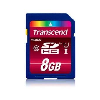 Transcend - 8GB SDHC Classe 10 UHS-I - 1