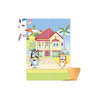 Cenário para festa e photobooth Ludo Bluey | 4 Unidades | 70,5x100,5cm - 1