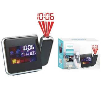Relógio Despertador Digital com Projecção Pritech CC-0302 - Preto - 1