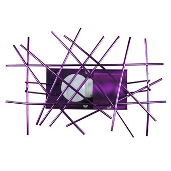 Candeeiro de Parede Tosel Incertus | 32cm | 1 Luzes - Roxo - 1