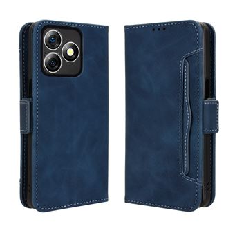 Capa FOXDOCK Protetora para Ulefone Note 18 Ultra | Suporte e Flip de couro PU | À Prova de Choque | Azul - 1