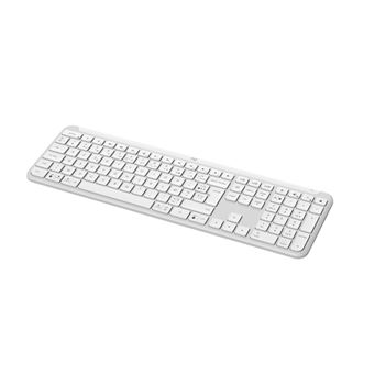 Teclado Wireless Logitech Signature Slim K950 | Idioma: Francês | Branco - 1