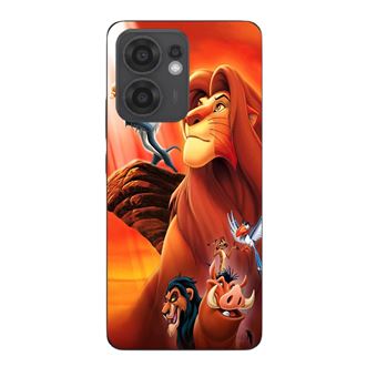 Capa Maniacase para Oppo Reno 13F | O Rei Leão filme Disney Simba Nala Mufasa - 1
