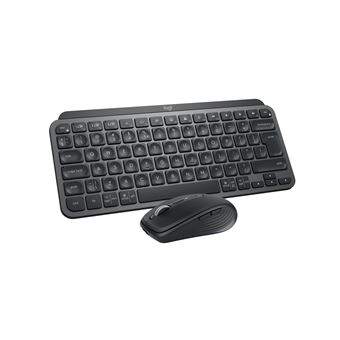Teclado Wireless + Rato Logitech Master 920-011061 | Idioma: Inglês US | Grafite - 1