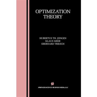 Optimization Theory - Paperback - 2013 - 1