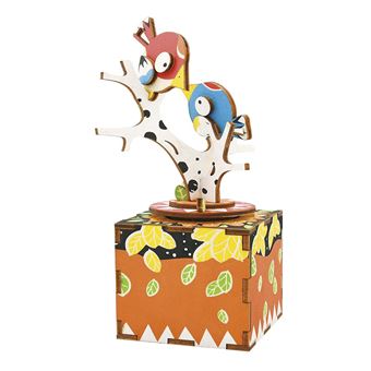 Caixa de Música Canto do Pássaro e o Desenho da Árvore DAM | 33 Peças | Multicolorido - 1