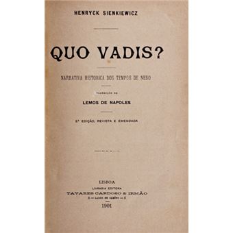 Quo vadis? [2.ª edição] - 1