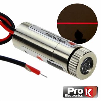 Módulo Laser Prok Vermelho 3-5V 5Mw Linha - 1