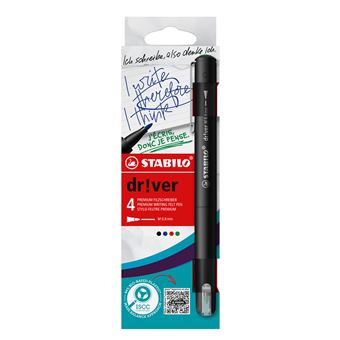 Caneta Fineliner STABILO dr!ver | Preto - 1