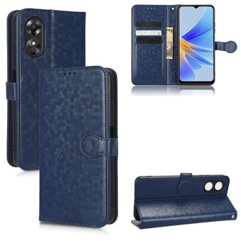 Capa FOXDOCK para OPPO A17 | Fecho Magnético | TPU Macio | Compartimentos para Cartões | Azul - 1