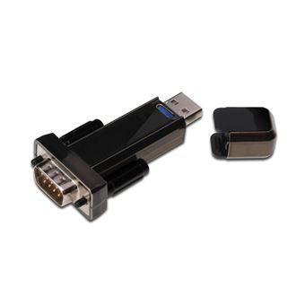 Adaptador para Cabos Microconnect USB 2.0-Serial | Preto - 1