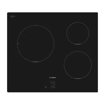Placa de Indução Bosch PUC611AA5E | Elétrica | 59.2 cm | 3 Zonas | Preto - 1