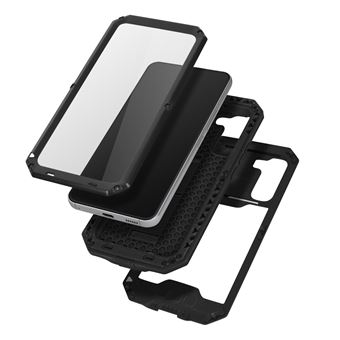 Capa Inteira Avizar Para Paragalaxy S22 Plus Anti-Choque Com Suporte Com Normas Ip54 Preto - 1