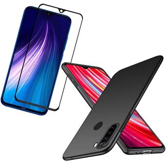Kit Phonecare Película de Vidro Temperado 5D Full Cover + Capa SlimShield Preto para Xiaomi Redmi Note 8 2021 - 1