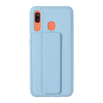 Capa Magunivers de TPU Híbrido com Suporte Magnético Azul Claro para Samsung Galaxy A40