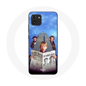 Capa Maniacase para Samsung Galaxy A03 Home Alone Mãe Eu Perdi O Avião de Novo - 1