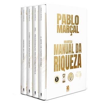 Coleção Manual Da Riqueza - Pablo Marçal - Box Com 4 Livros - 1