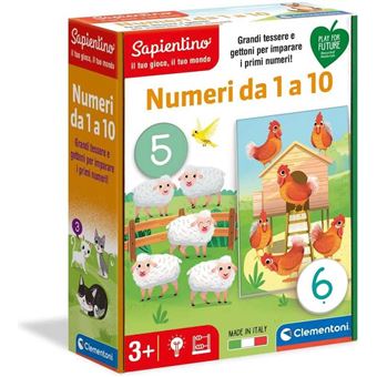 Números de 1 a 10 – Clementoni PT