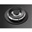 Placa de Cozinha a Gás Vitrocerâmica Encastrável AEG HKB75540NB Preto_1