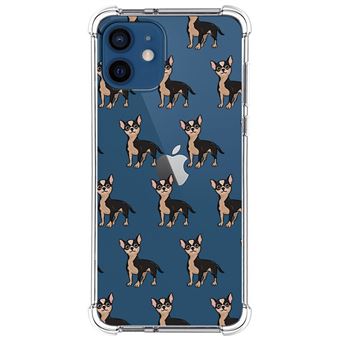 Capa Tumundosmartphone de silicone anti-choque para iPhone 12 / 12 Pro (6.1) design Cães 11 Desenhos - 1
