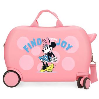 Mala de Viagem Disney Minnie Mouse Happy | 45x31x20cm | Rosa - 1