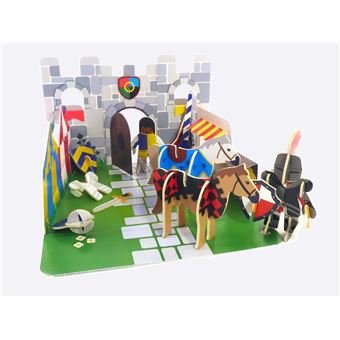 Kit Jogo de Construção 3D PlayPress | Castelo - 1