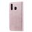 Capa PU suporte magnético destacável 2 em 1 ouro rosa para Samsung Galaxy A50/A30/A20_2