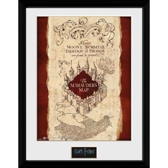 Poster Emoldurado Harry Potter Marauder's Map 40 x 30 cm - 1