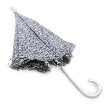 Chapéu-de-chuva com cana de alumínio "Safari Queen" - azul e cinzento - 1