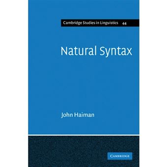 Natural Syntax - Iconicity and Erosion - Paperback - 1984 - 1