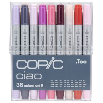 Marcador Copic Ciao 36 Set E - 1