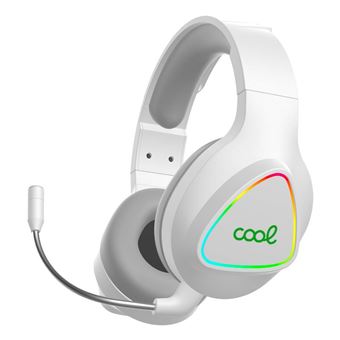 Auscultadores Gaming COOL Accesorios 8434847055800 | Branco - 1