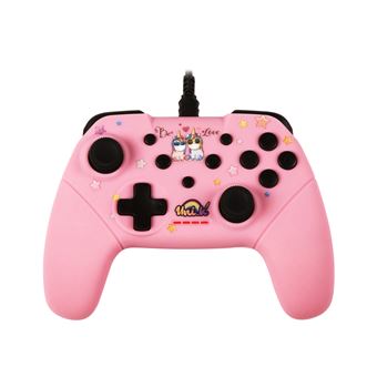 Controlador de Jogo Konix KX UNIK SWITCH/PC PAD BE LOVE | Rosa - 1