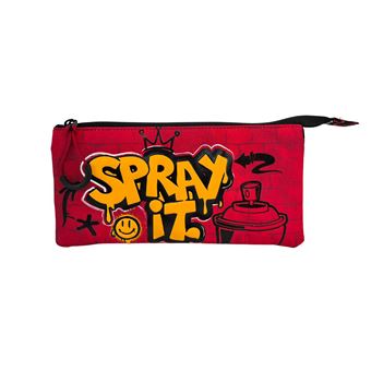 Estojo Triplo DAM Ranking Grafitti | Preto - 1