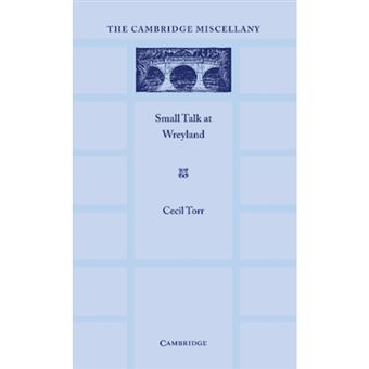 Small Talk at Wreyland - Paperback - 2012 - 1