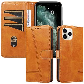 Capa FOXDOCK para iPhone 11 Pro | Fecho Magnético | Compartimentos para Cartões e Suporte | Pele PU | À Prova de Choque | Amarelo - 1