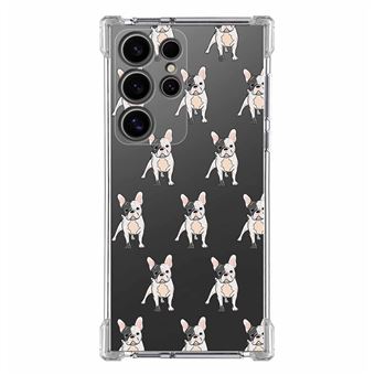 Capa Tumundosmartphone de silicone anti-choque para Samsung Galaxy S24 Ultra 5G design Cães 12 desenhos - 1