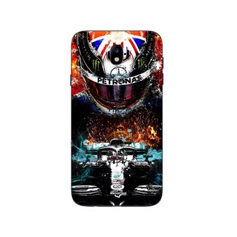 Capa Maniacase para Samsung Galaxy j7 2018 lewis hamilton mercedes 44 - 1