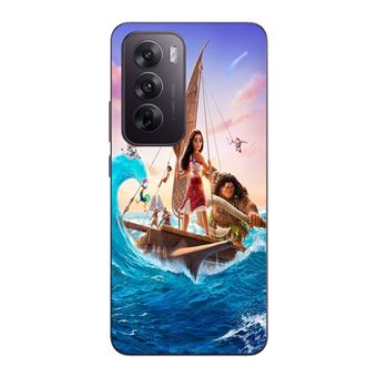 Capa Maniacase para Oppo Reno 12 pro 5G | Vaiana 2 tripulação Disney Anime - 1