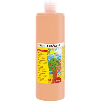 Tinta lavável para pintar com dedos eberhard faber efacolor bege