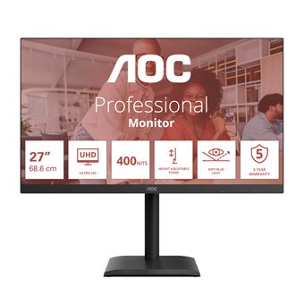Monitor AOC U27E4CV | LED | 4K UHD | 4 ms | 60 Hz | 27" | E - 1