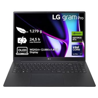 Computador Portátil LG Gram Pro 16Z90SP-A.AP7BG | 16'' | Intel Core Ultra 7 155H | GeForce RTX 3050 | 32 GB | SSD 2TB - 1