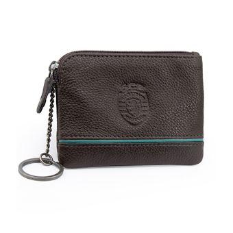 Porta-Moedas / Porta-chaves em Pele Sporting CP | Castanho - 1